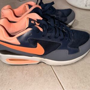 Nike Navy and Coral Sneakers